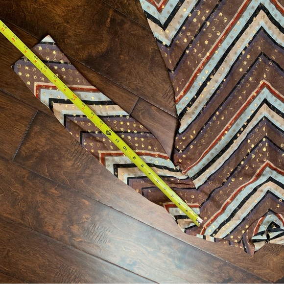 VINTAGE Saks Fifth Avenue High Neck Longsleeve Maxi‎ Dress Size 10 - Picture 9 of 9